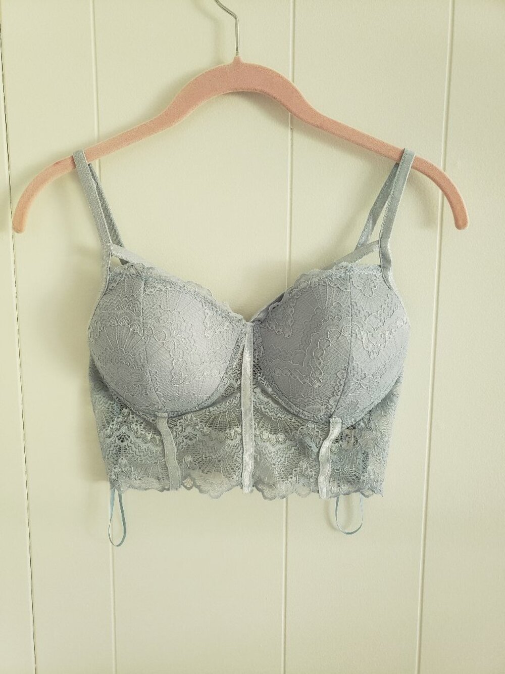Mele E Pere Strappy Corset Style Lace Bra Size S